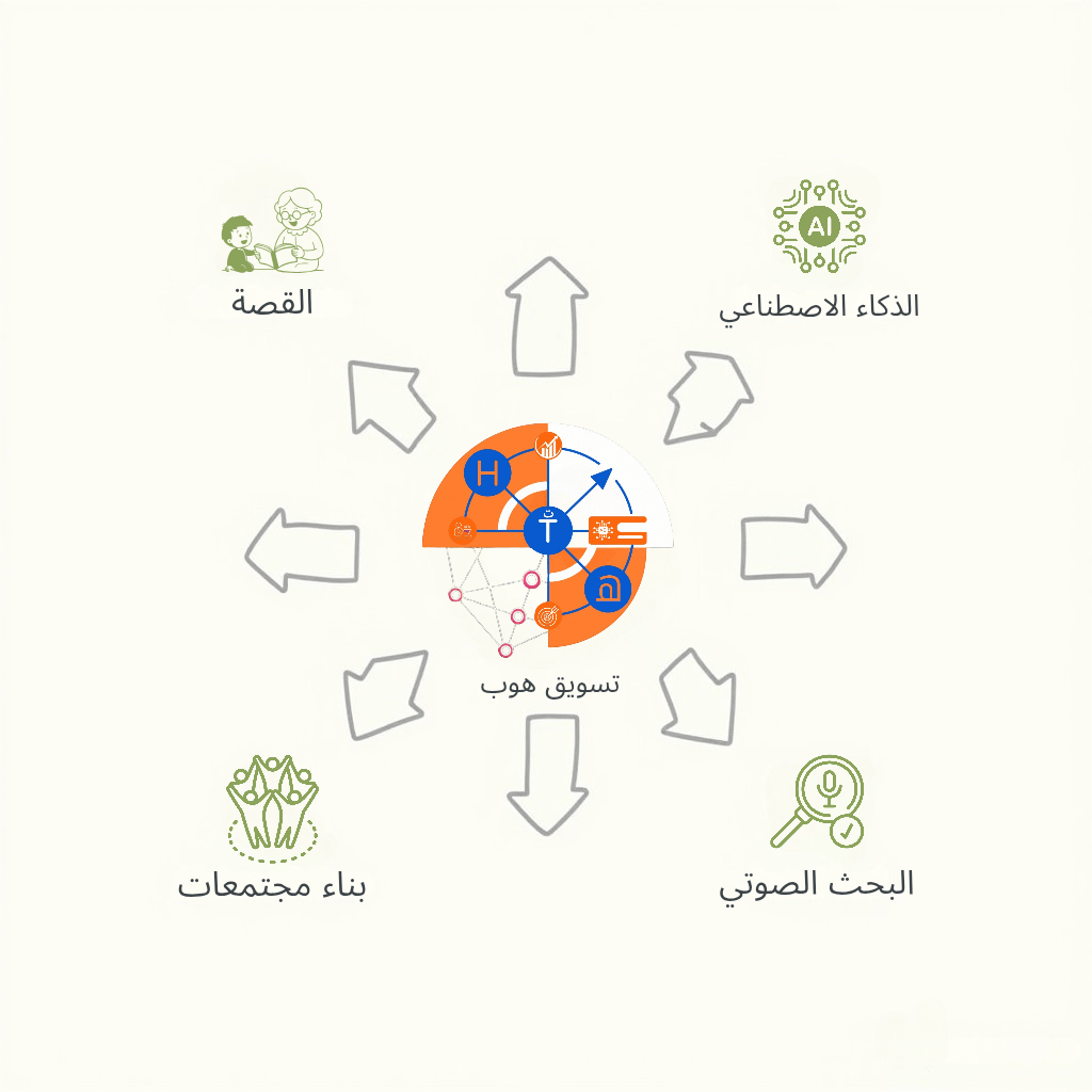 اقرأ المزيد عن: الاتجاهات الحديثة في التسويق الرقمي لعام 2025: دليلك العملي للتميز في السوق وتحقيق نمو الأرباح على تسويق هاب ابدأ اليوم مع تسويق هوب، شريكك للنجاح في السوق الرقمي العربي: