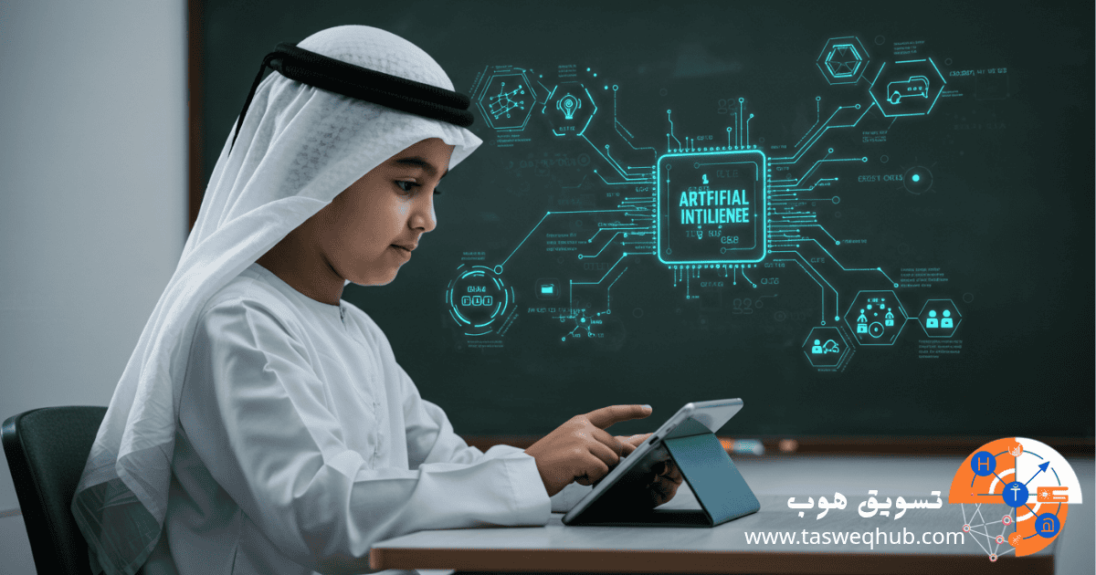 اقرأ المزيد عن: الإمارات تُدرج الذكاء الاصطناعي كمادة دراسية إلزامية من الروضة حتى الصف الثاني عشر على تسويق هاب رؤية الإمارات 2030 التعليم والذكاء الاصطناعي في المدارس